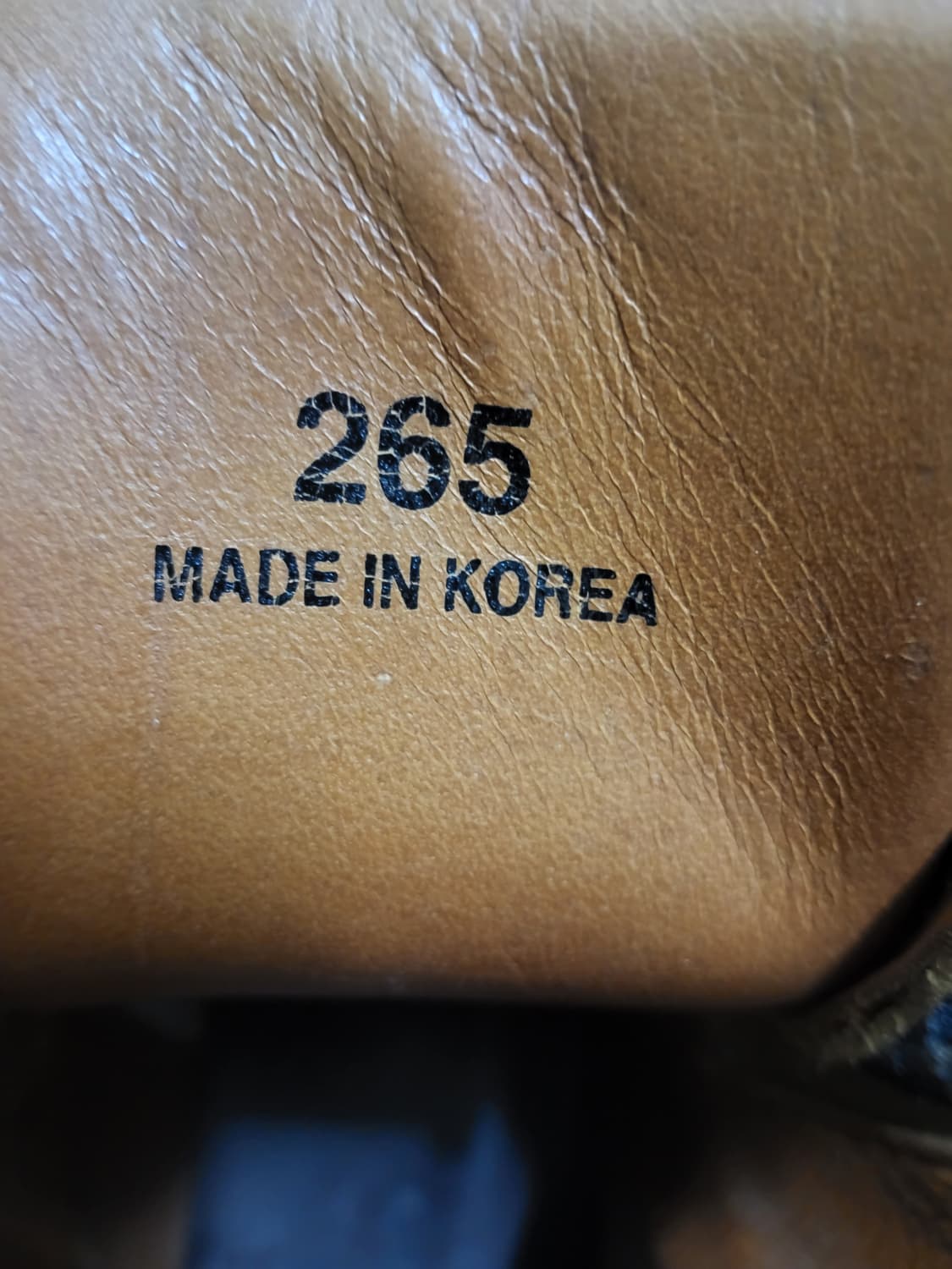 점보 통가죽 수제 중등산화 265사이즈  상품이미지2