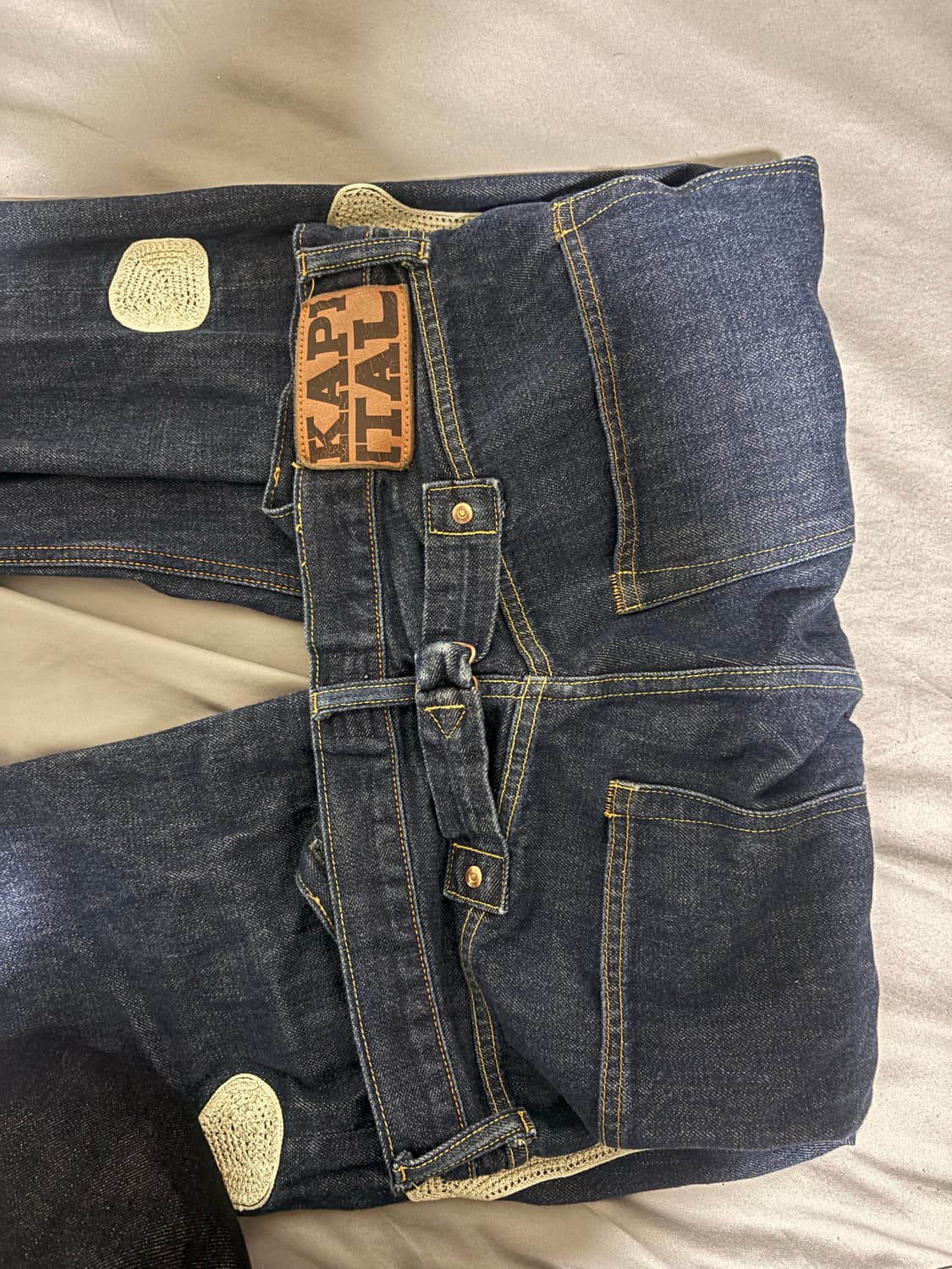 캐피탈 본 데님 멕시칸 턱시도 5P 오카길리 팬츠 인디고 34사이즈 상품이미지3