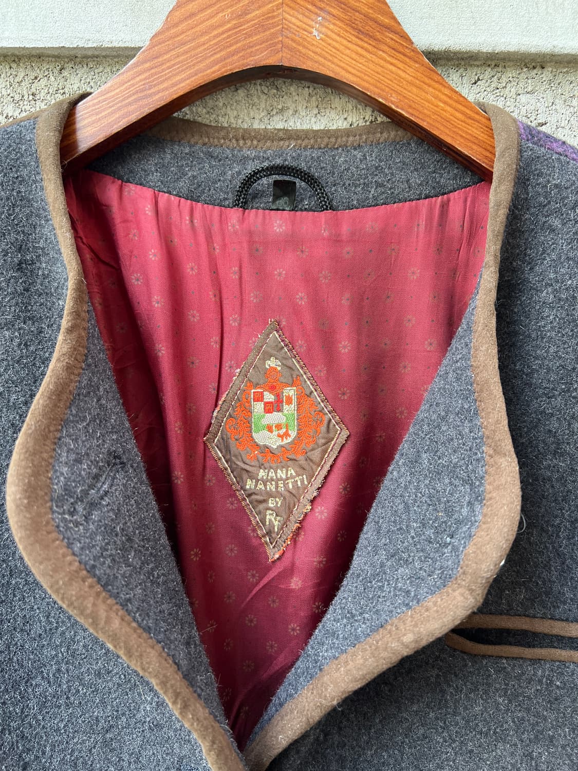 VINTAGE MANA NANETTI BOILED WOOL 보일드울자켓 상품이미지10