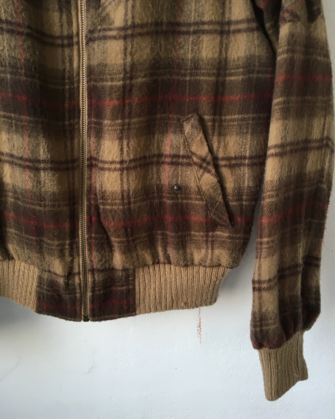 Check pattern hood zip up 상품이미지4