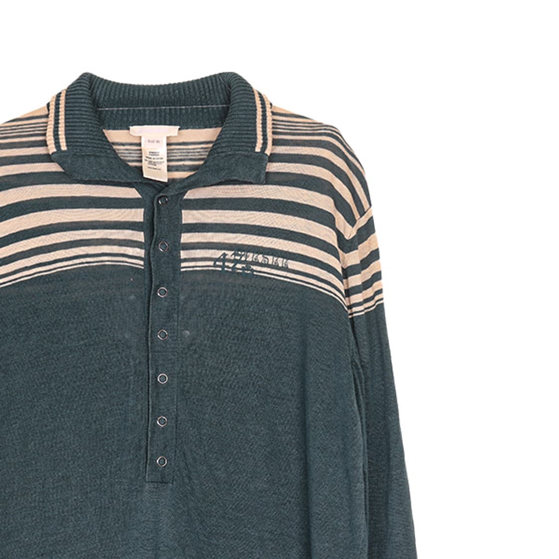 Diesel 스트라이프 카라 니트 (XL) 상품이미지3