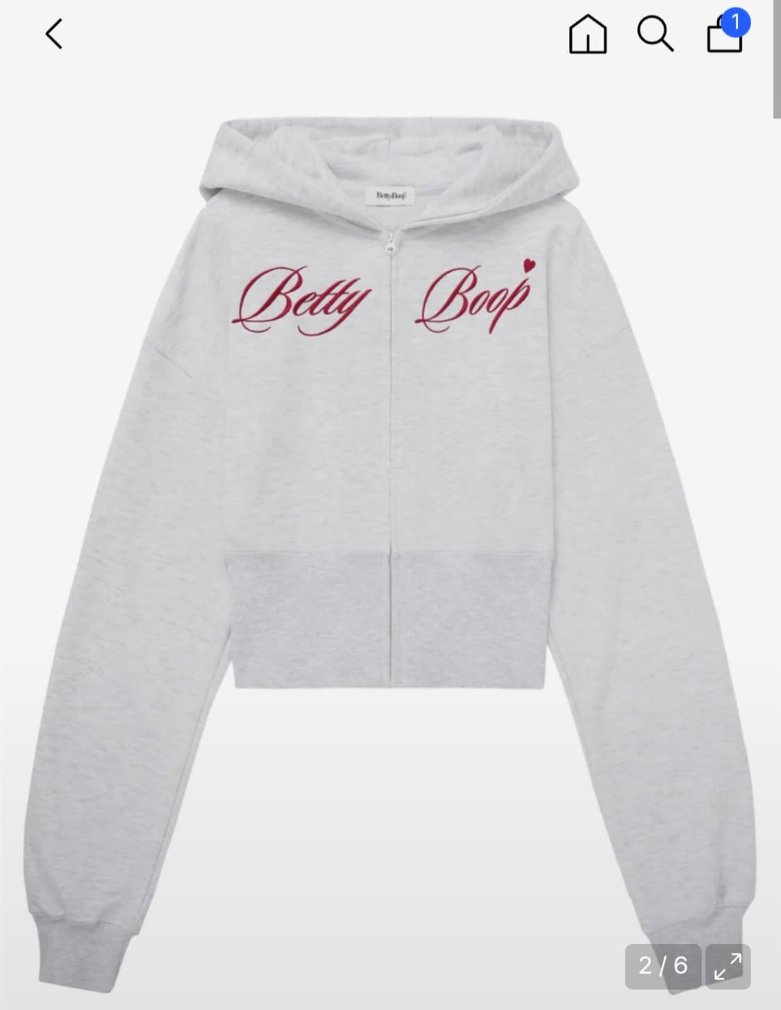 베티붑 후드집업 상품이미지1