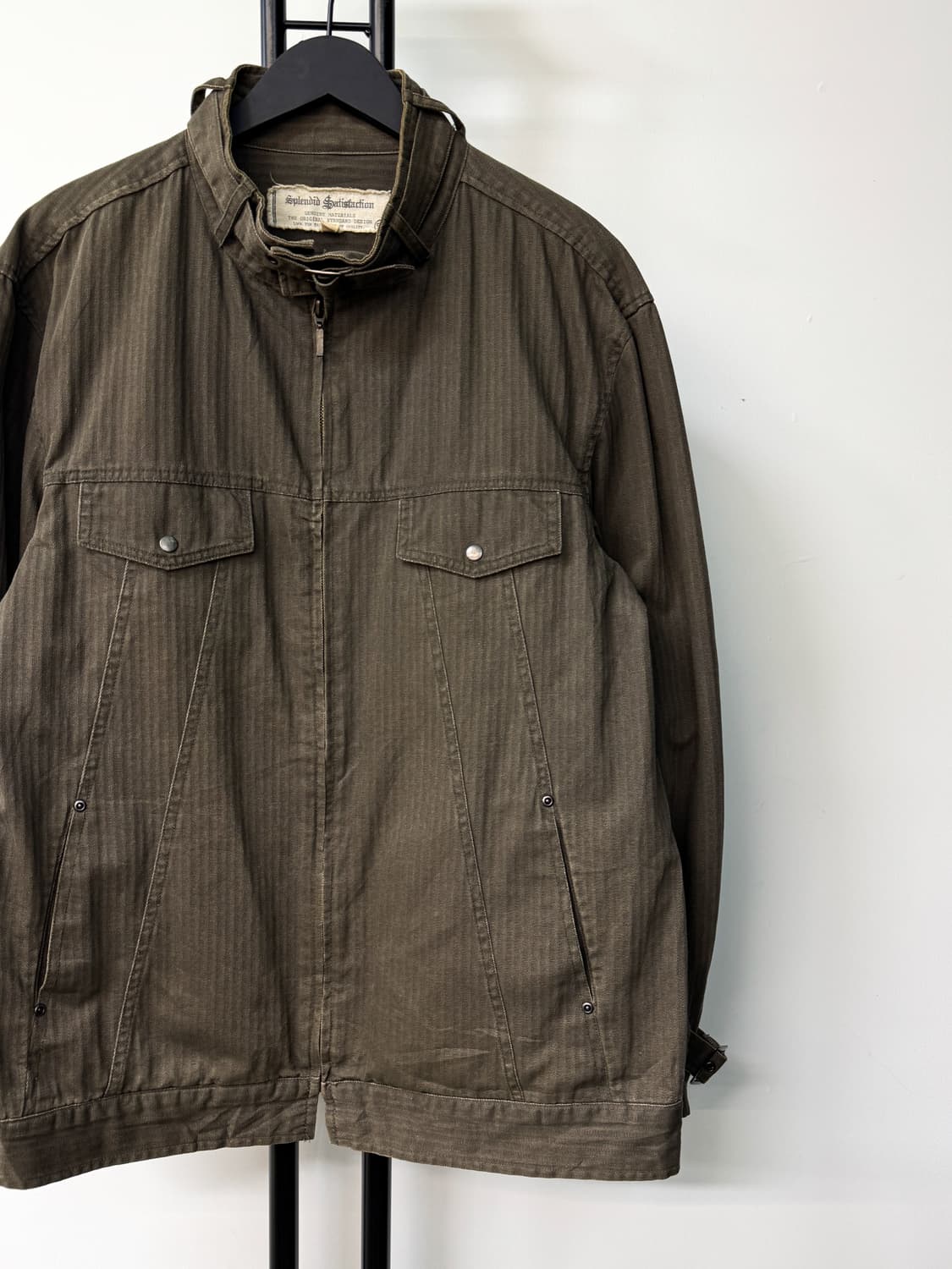 스플렌디드 새티스팩션 투포켓 집업 자켓 상품이미지2