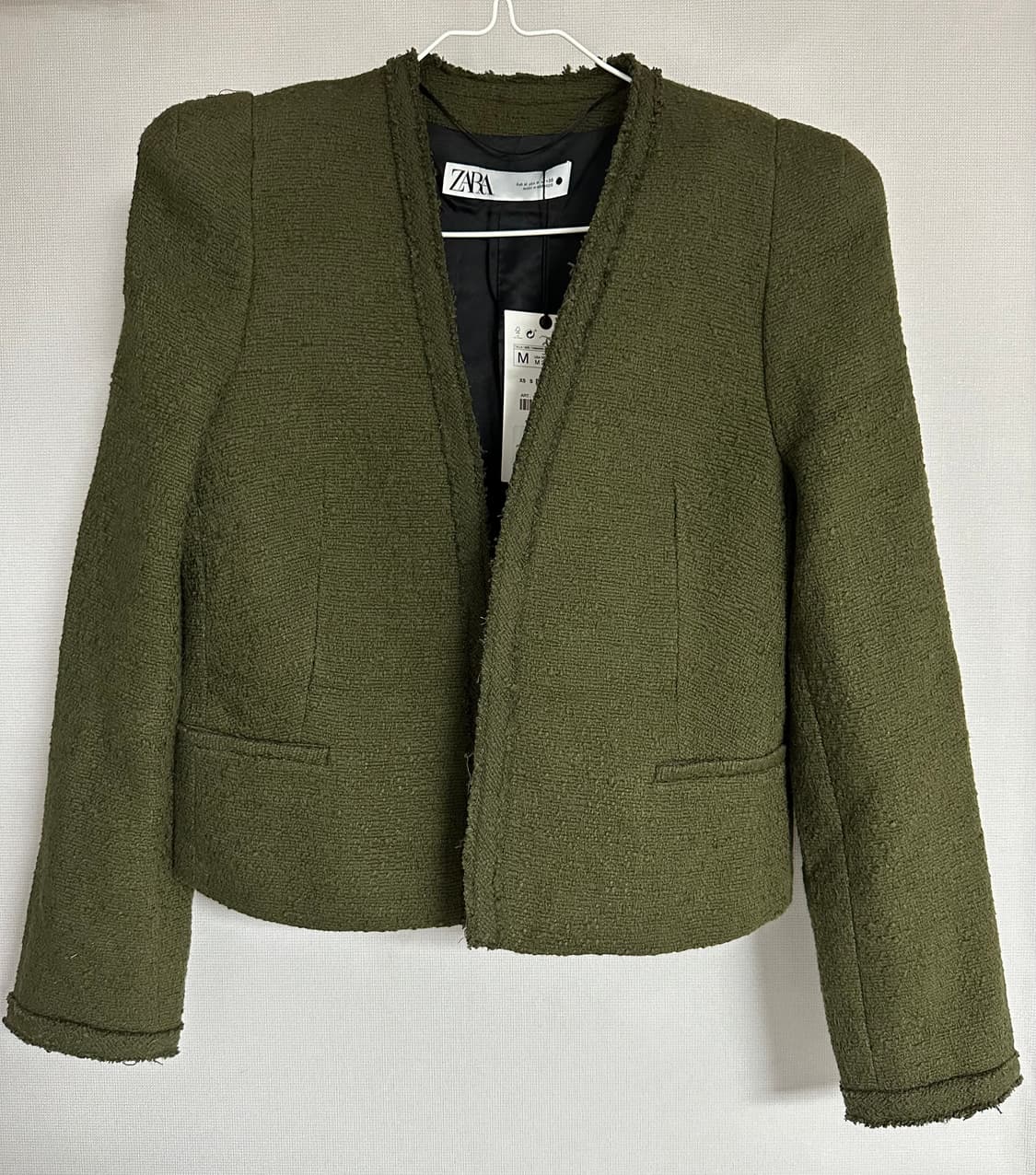 자라 스트럭처 숄더 패드 재킷 M 상품이미지1