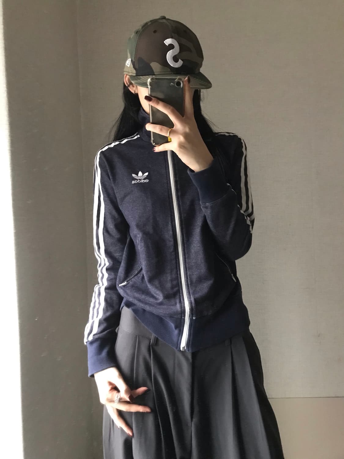 아디다스 데님 딱붙핏 제니져지 상품이미지4
