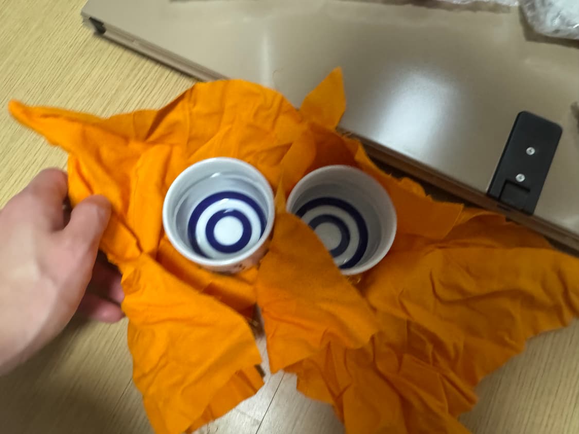 휴먼메이드 사케 컵 화이트 2개 세트 상품이미지4