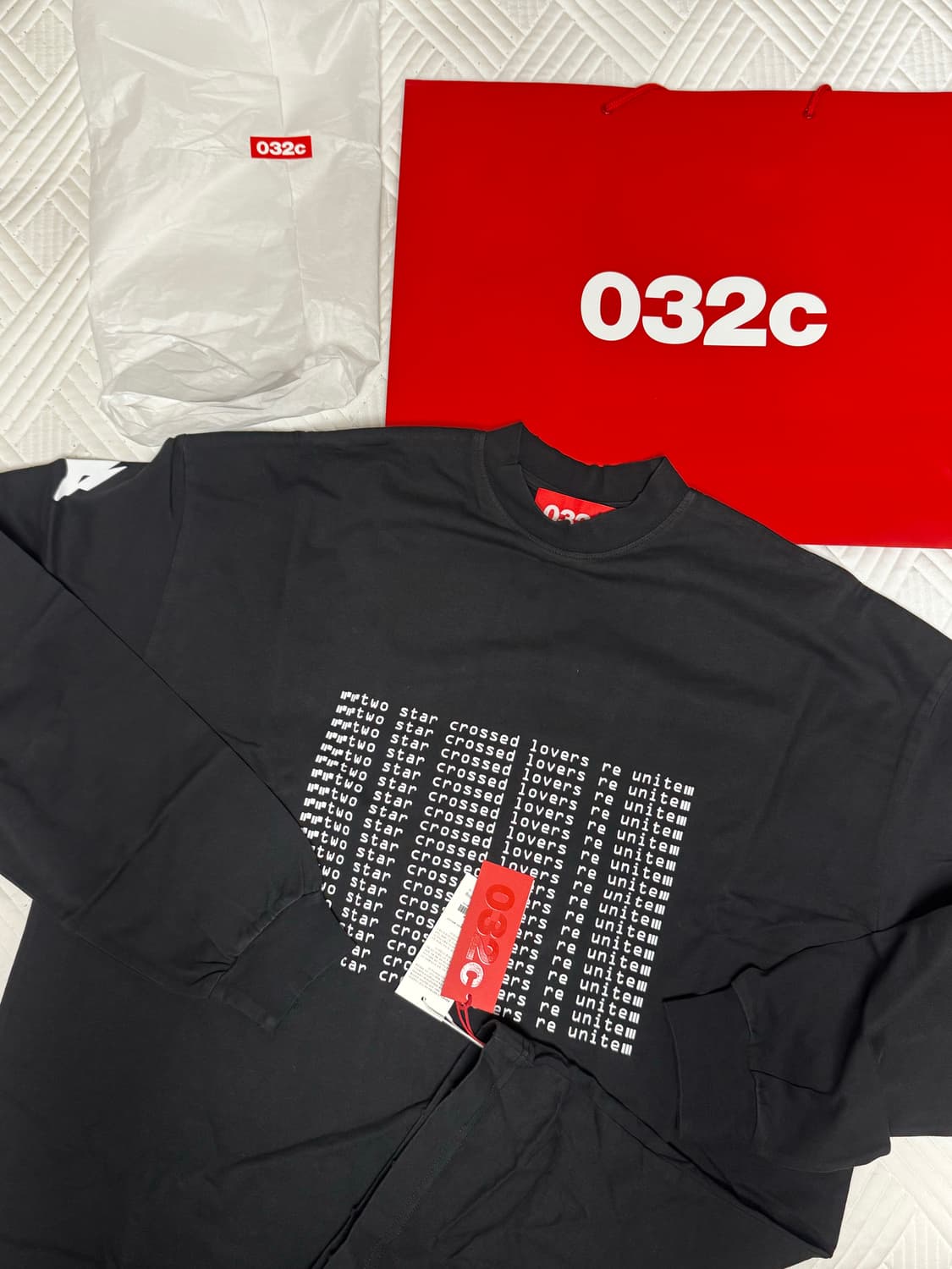 032c 서울 오버사이즈드 롱슬리브 WASHED BLACK 상품이미지1