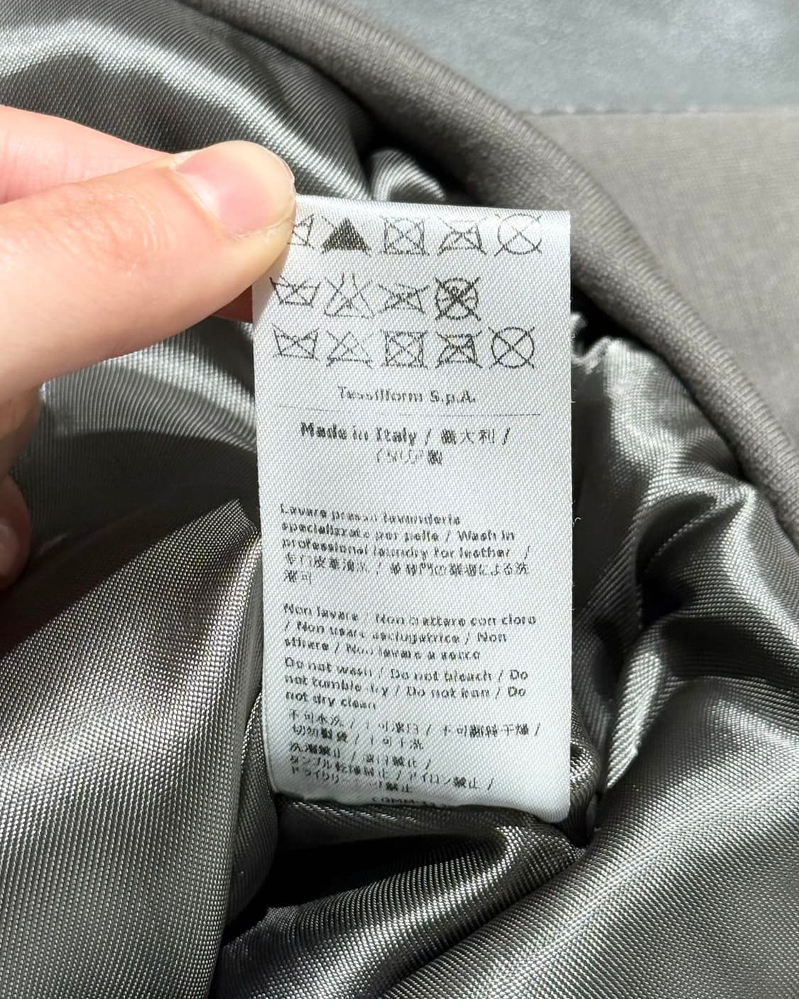 파트리지아 페페 그레이브라운 램스킨 봄버 자켓 상품이미지10