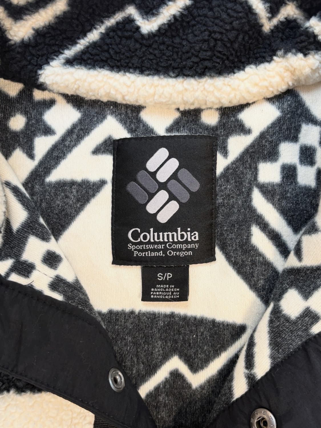 콜롬비아 아즈텍(노르딕) 하프집업 Black (S/P) 상품이미지2