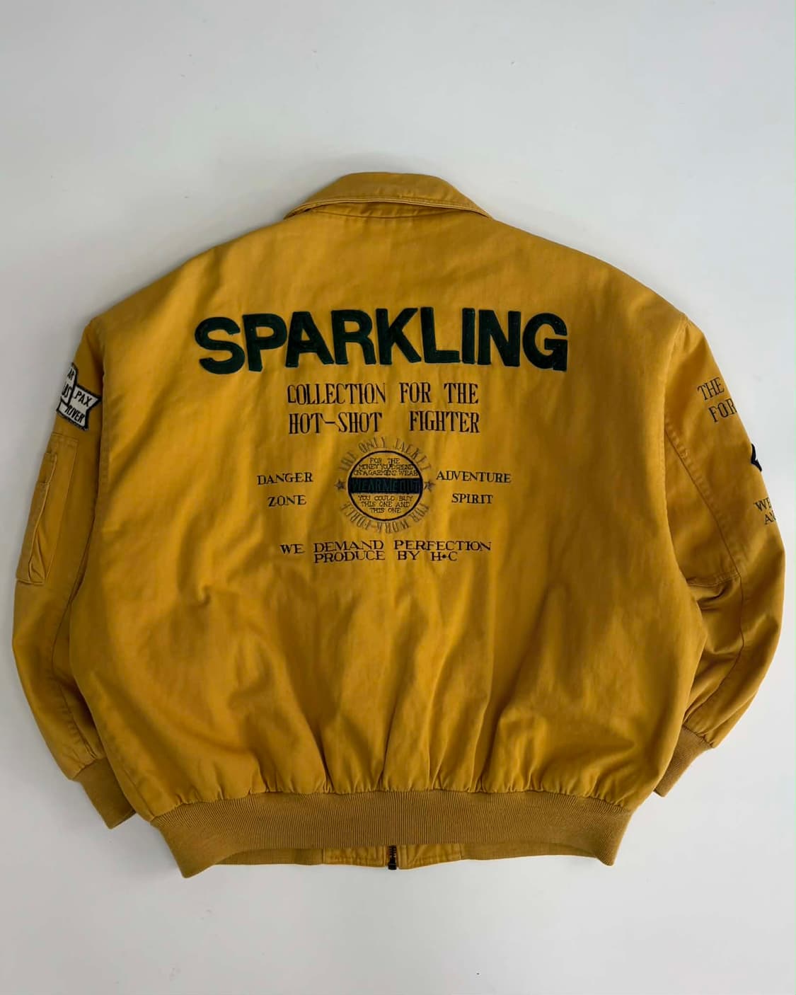 빈티지 00s 레이싱 봄버 바시티 자켓 상품이미지2