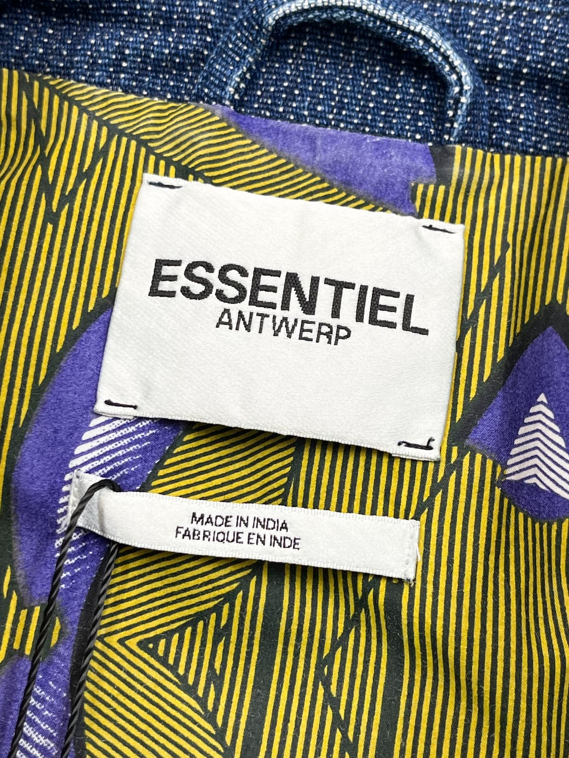 에센셜 엔트워프 인디고 데님 트러커 자켓 상품이미지6