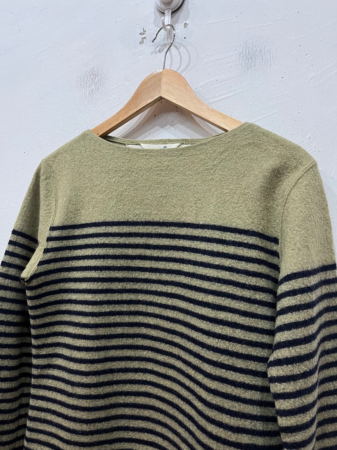 45rpm 스트라이프 울 니트 우먼즈Made in JAPAN 상품이미지5