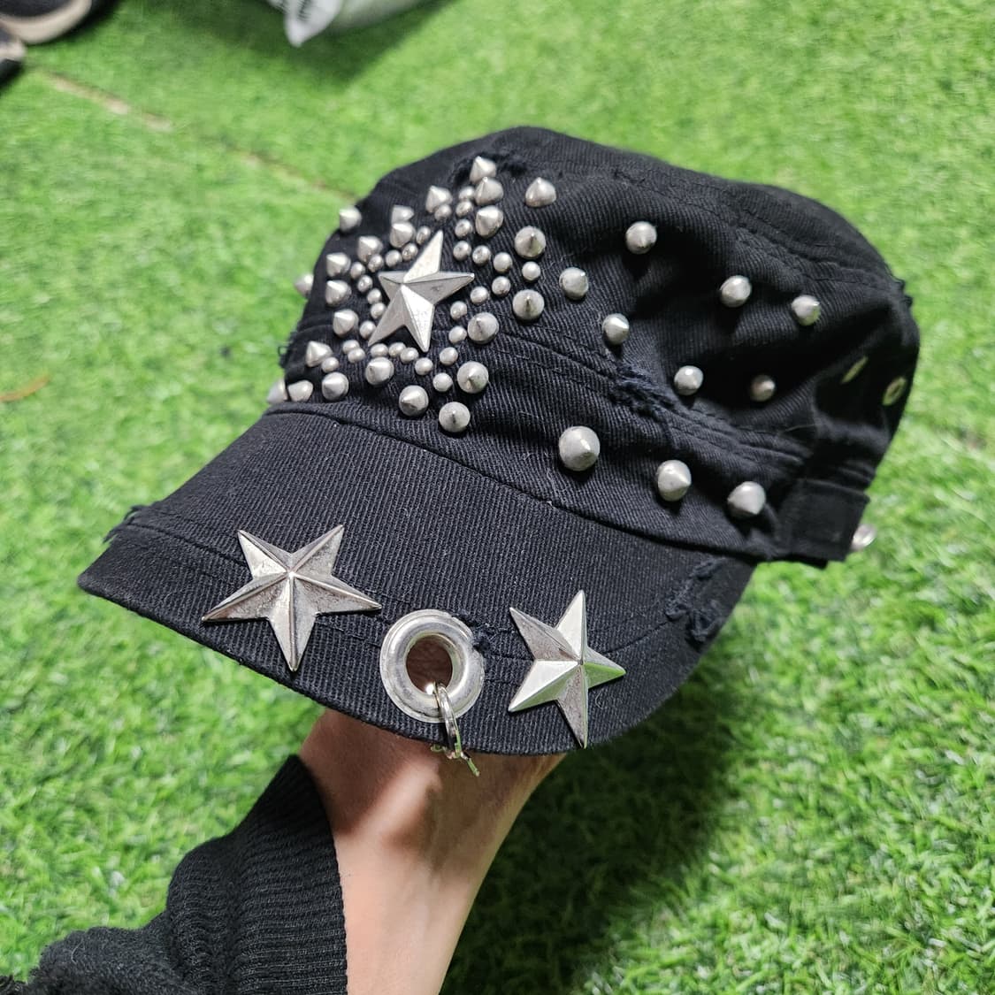 존재감 미침🔥 에고이스트 스타 스터드 군모 상품이미지4