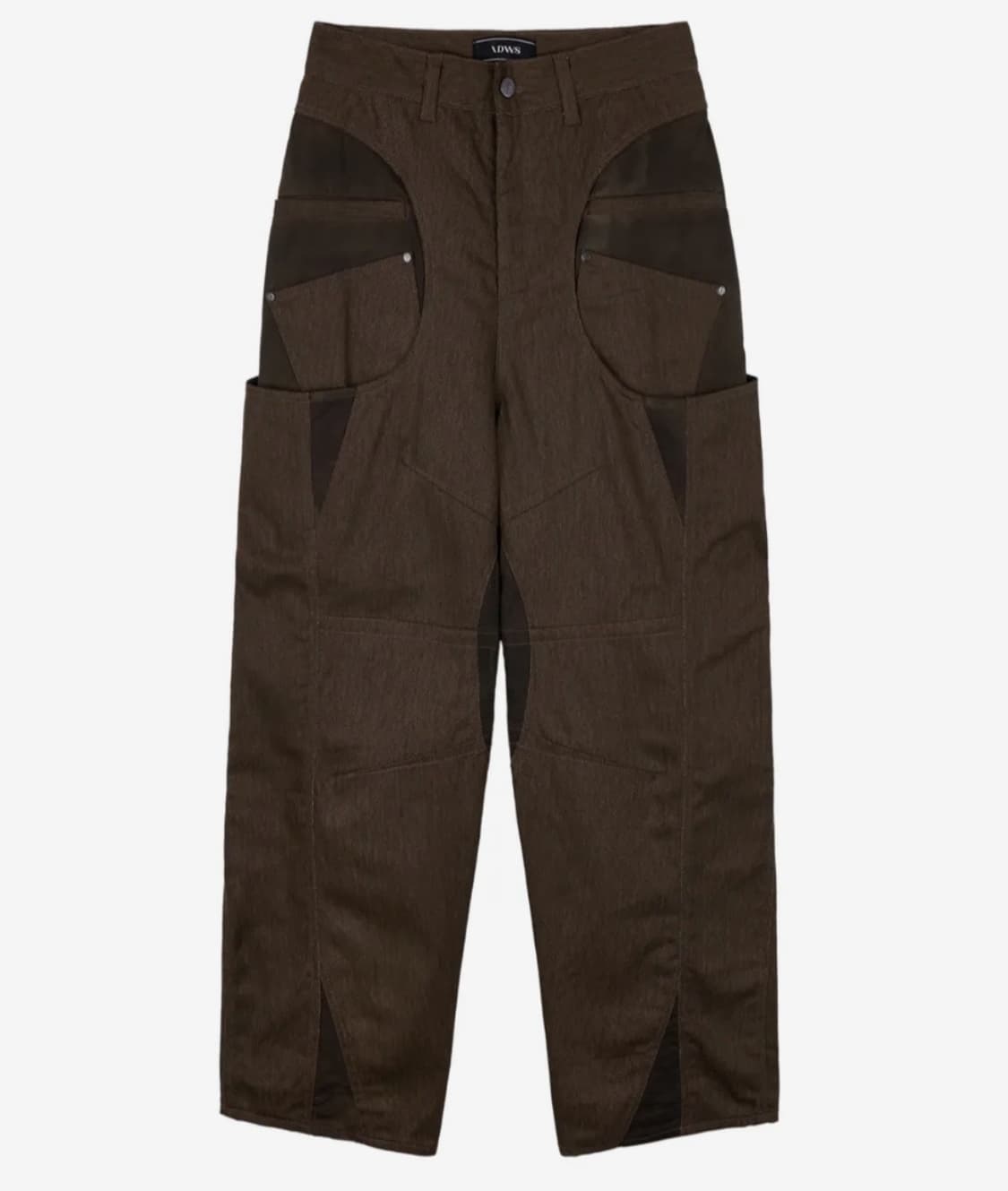 IDWS 아이돈워너셀 써클 Twill 팬츠 브라운 상품이미지2
