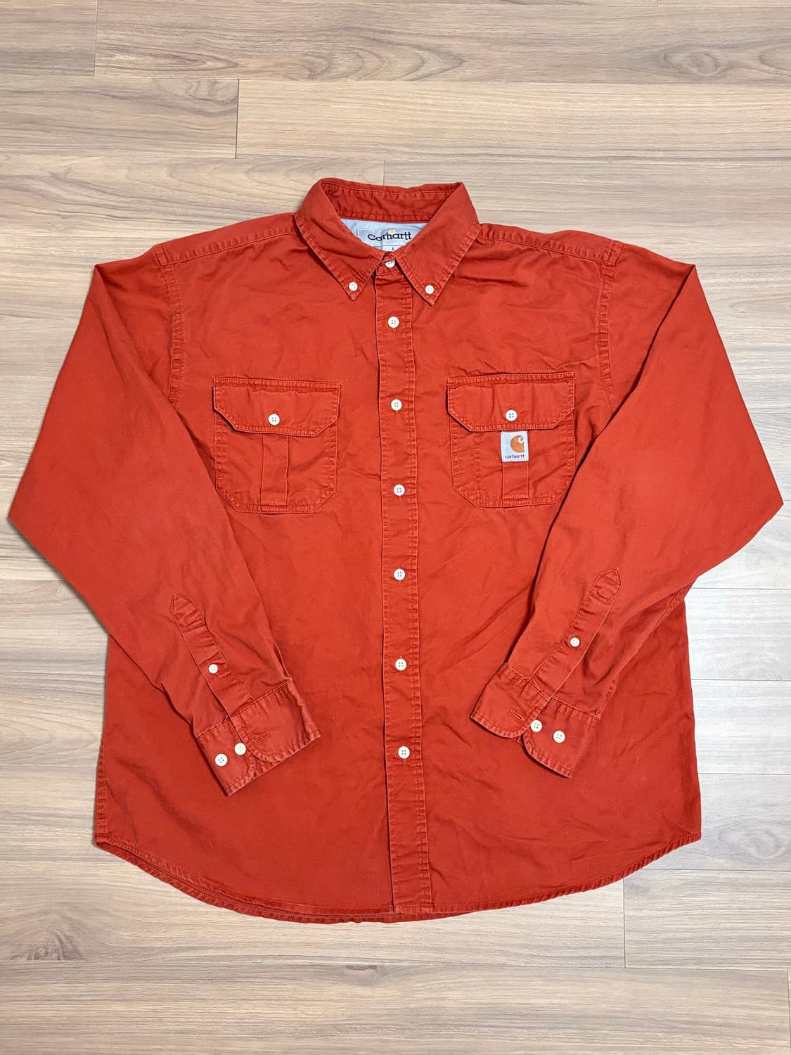 칼하트 셔츠 L 브릭레드 상품이미지1