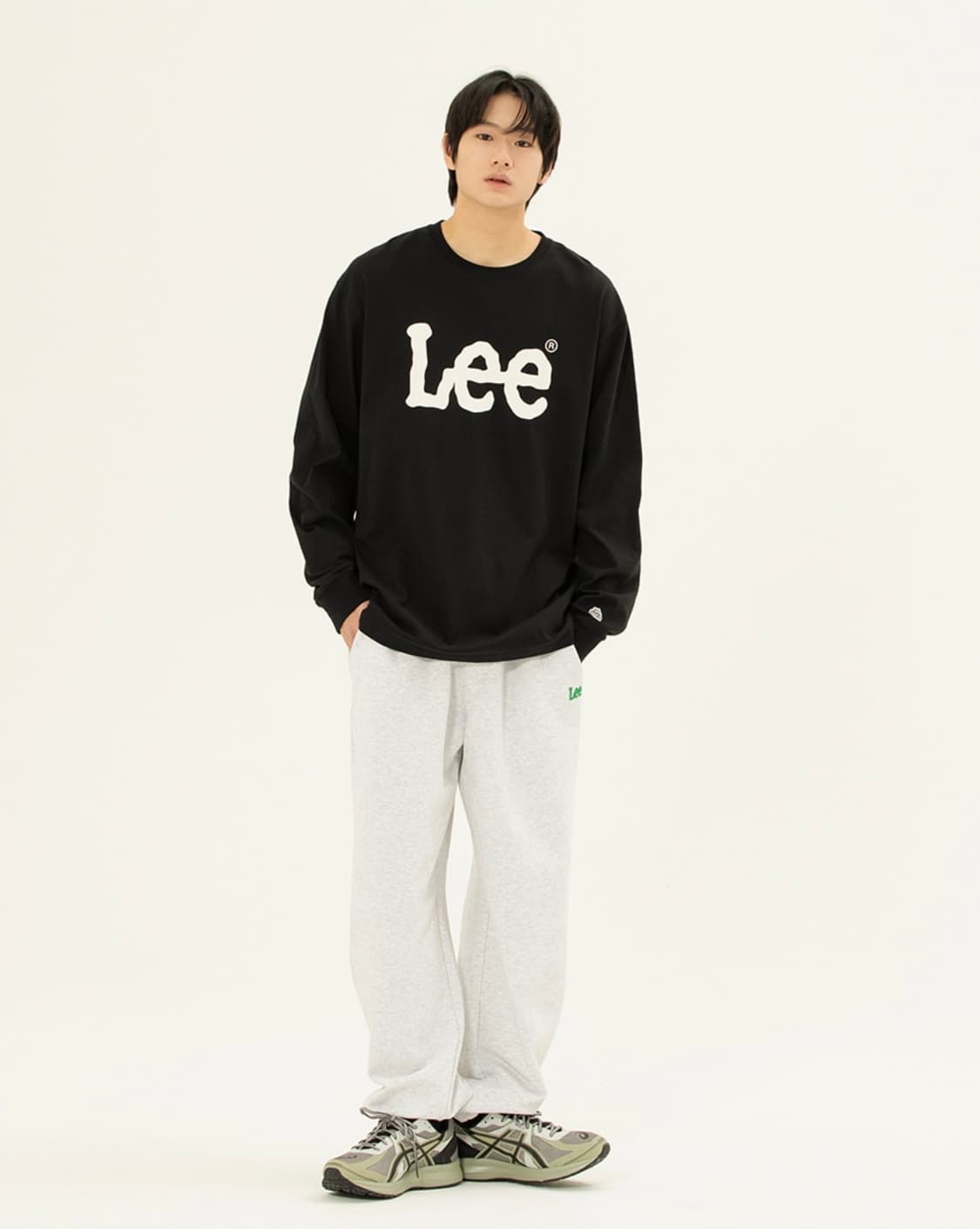 [새상품] XL) Lee 리 빅트위치 긴팔 티셔츠 블랙 상품이미지1