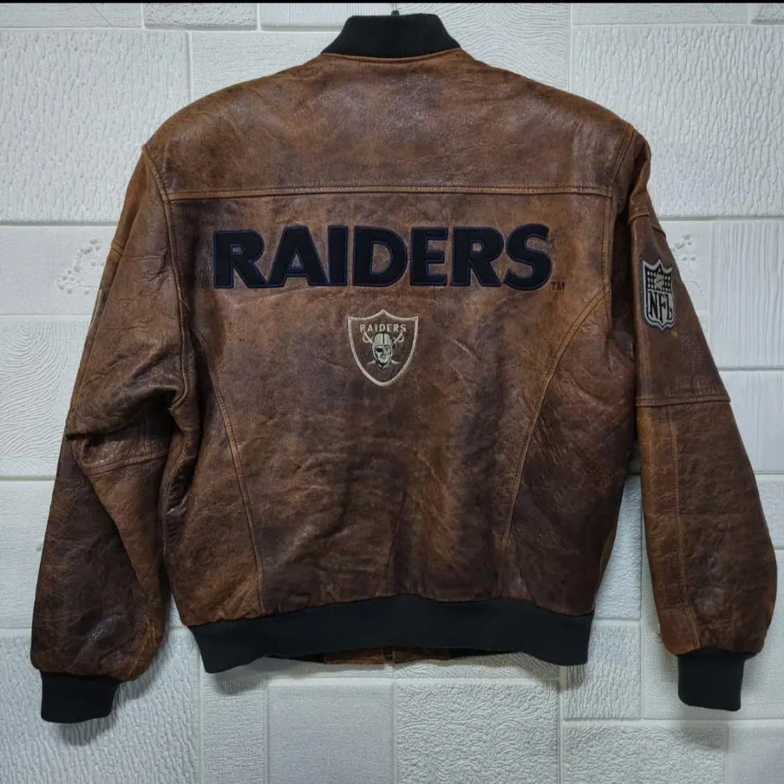 90s NFL 공식 가죽자켓 상품이미지3