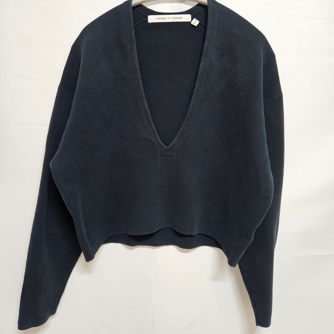 M 유니클로 르메르 U넥 크롭 니트 상품이미지1