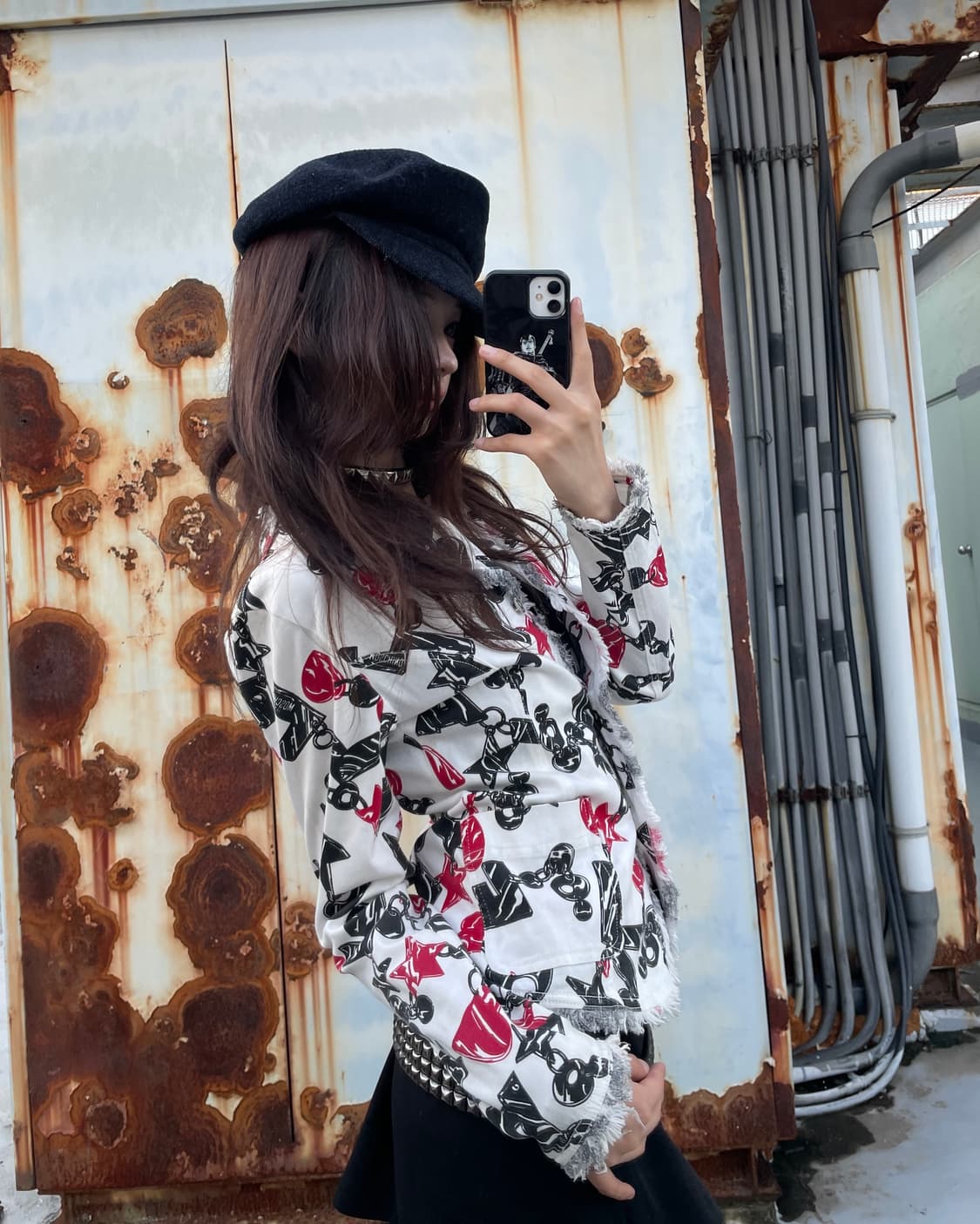 🎸MOSCHINO 패턴 디테일 자켓🎸 상품이미지1