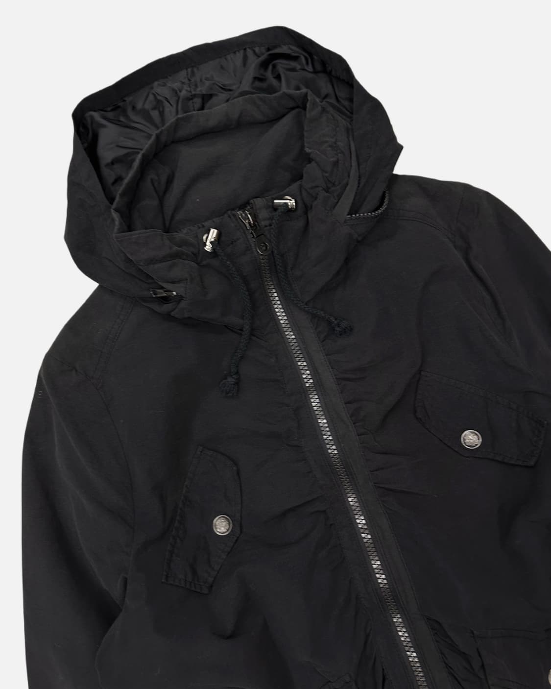 shirring seam boxy hood jacket 상품이미지3