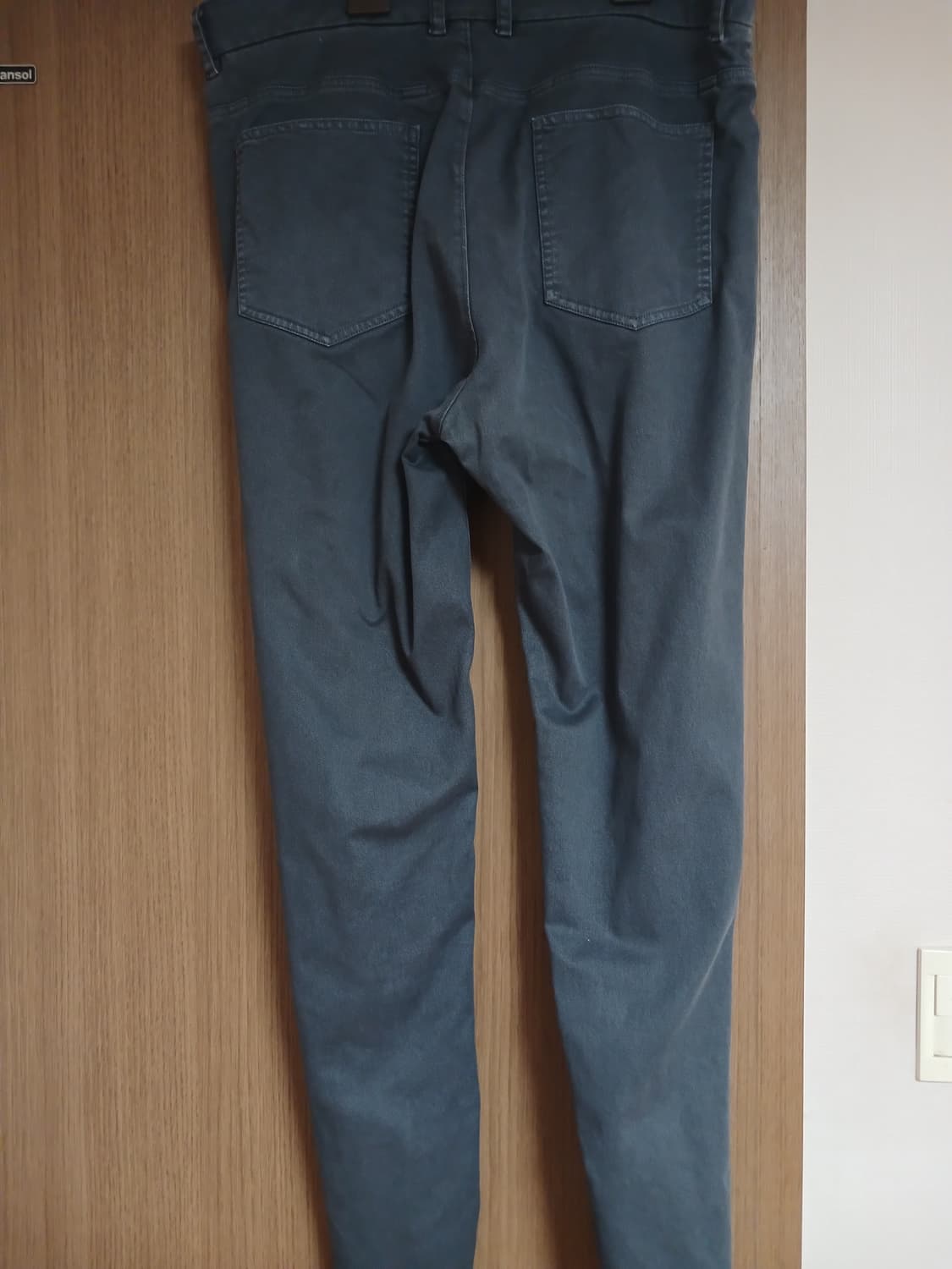 타임옴므 남성 가먼트워싱 레이온 면혼방 다크그레이 바지88(35) 상품이미지6