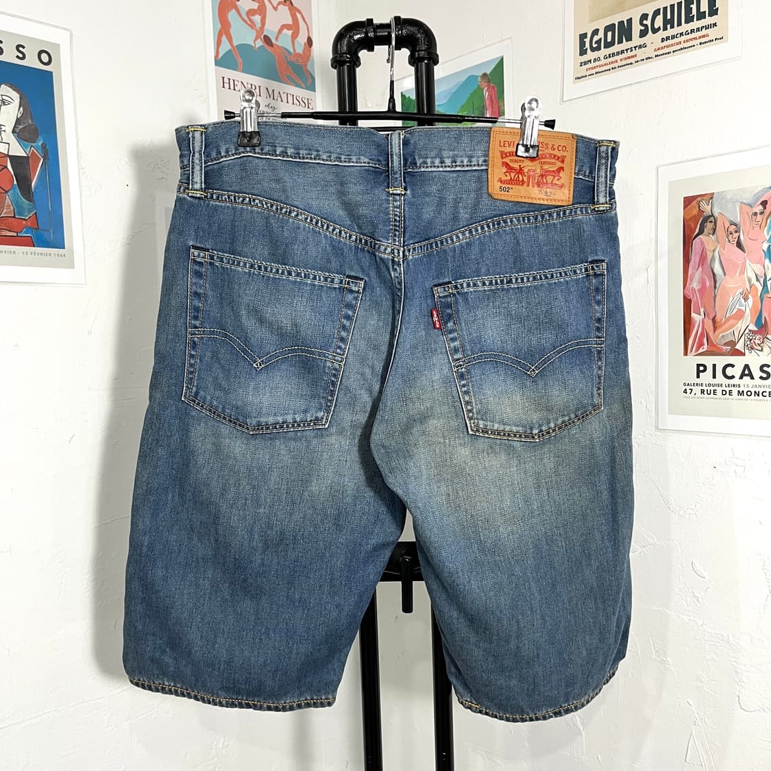 리바이스 502 하프 데님팬츠 상품이미지2