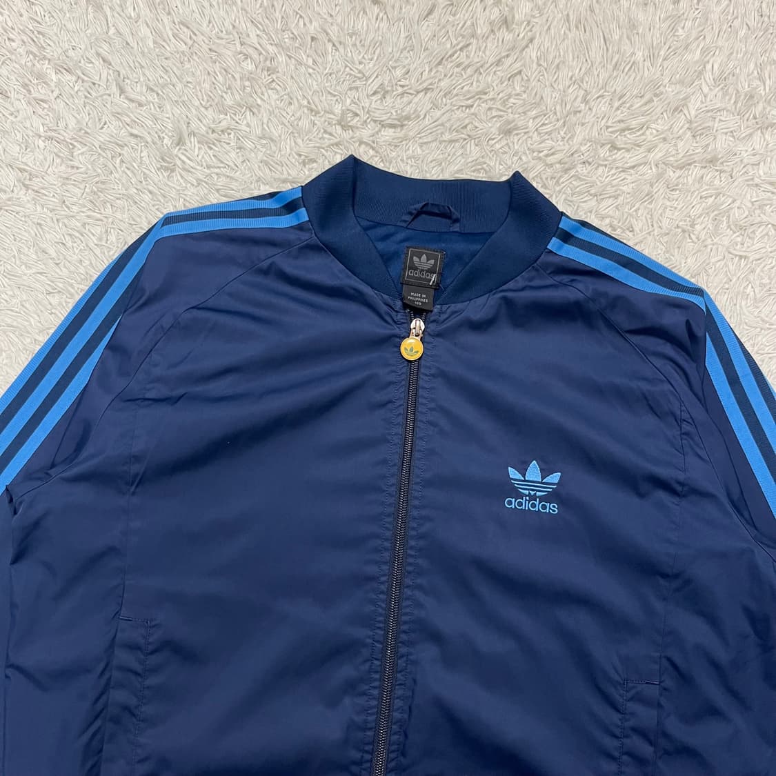 Adidas navy twisted track top 상품이미지5