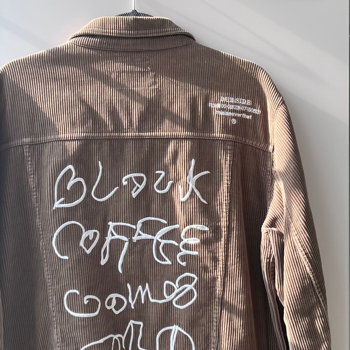 디스이즈네버댓 코듀로이 레터링 트러커 m 상품이미지2