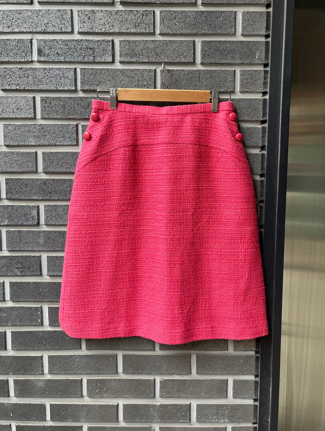 00s COURREGES 꾸레쥬 트위드스커트 상품이미지1