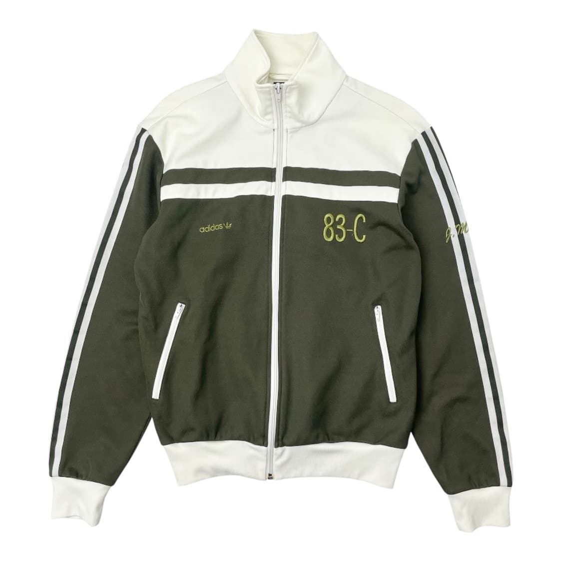 아디다스 희귀 져지 83-c 화이트 카키 105 상품이미지1