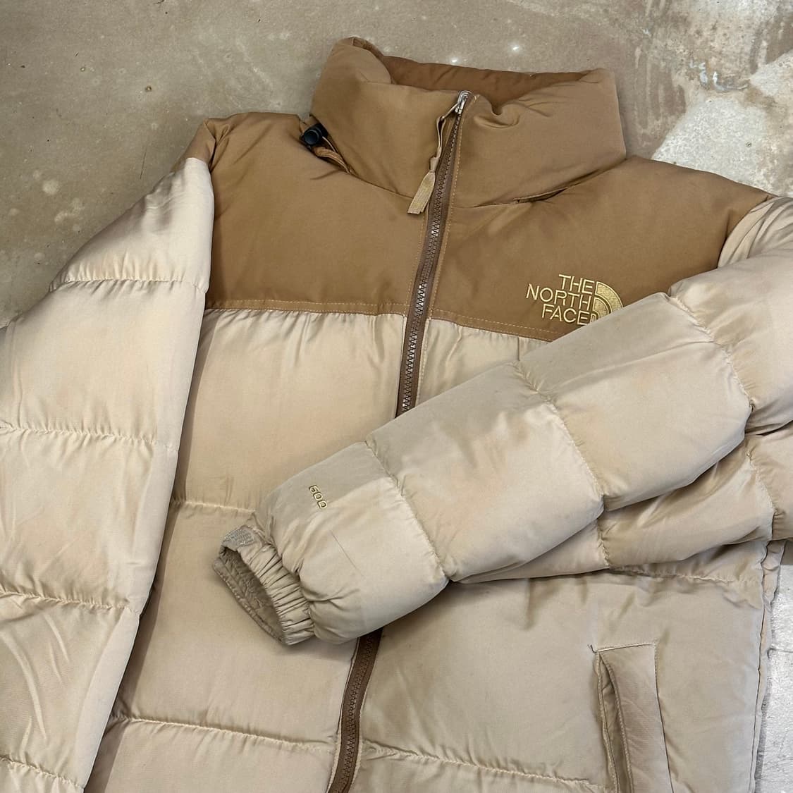 S 노스페이스 1996 눕시 600 브라운 다운 패딩 상품이미지1