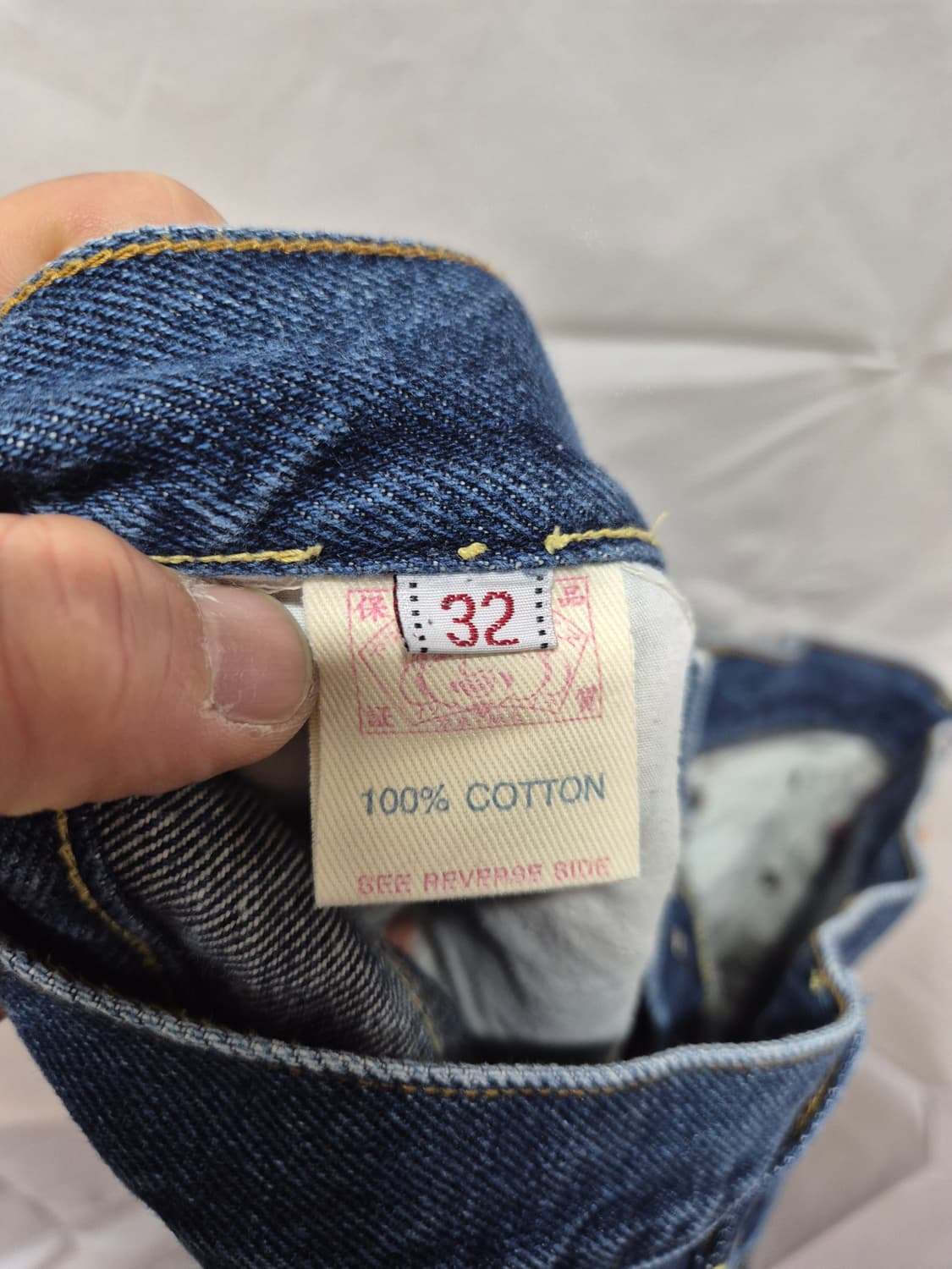 에비수 레드라인 데님팬츠  상품이미지4