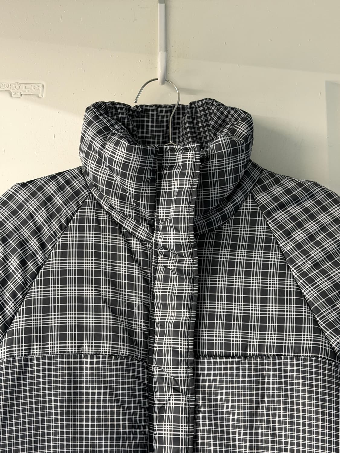 일본빈티지 체크 모리 숏패딩 상품이미지6