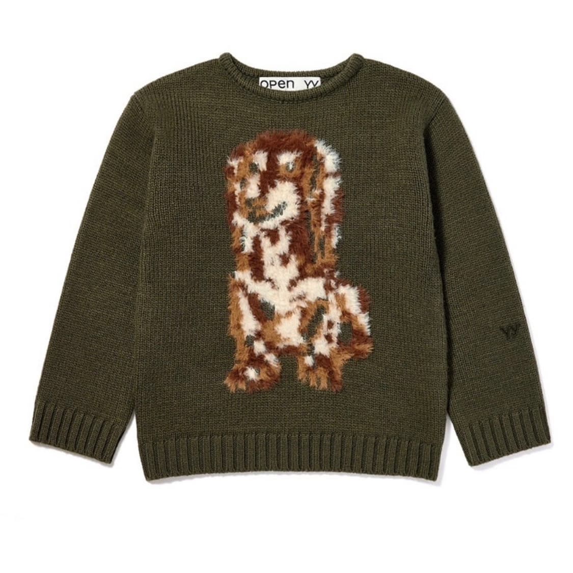 오픈와이와이openyy SHAGGY JACQUARD DOG SWEATER 상품이미지1