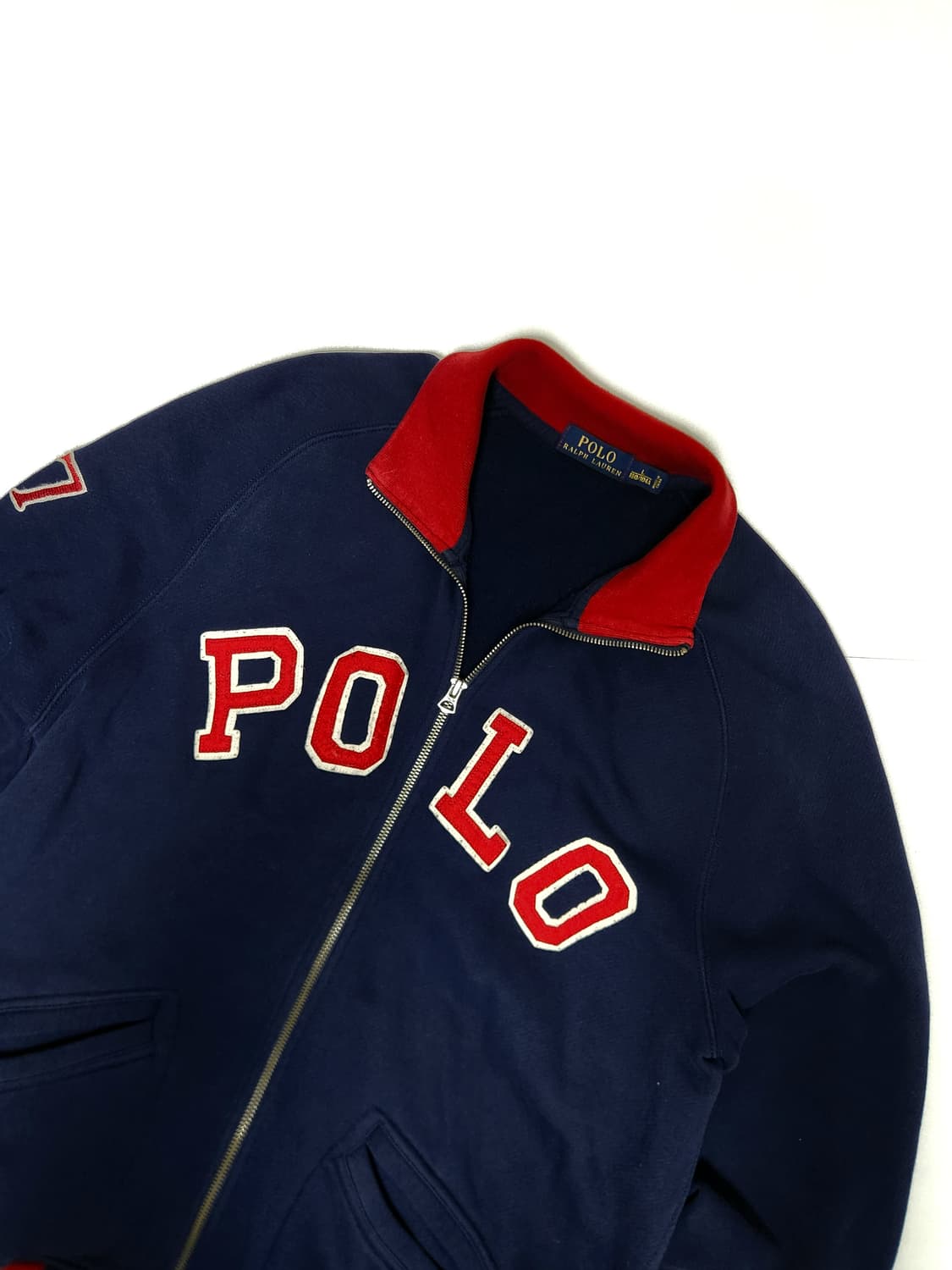 폴로 랄프로렌 코튼 집업 스타디움 자켓 L 상품이미지1