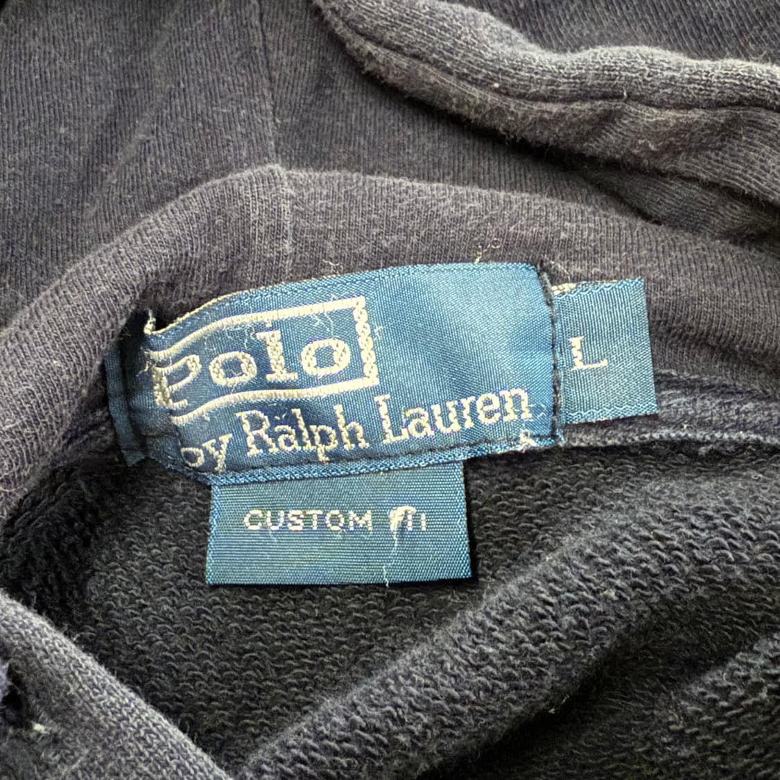 폴로 랄프로렌 빅포니 버튼 네이비 후드티 상품이미지6