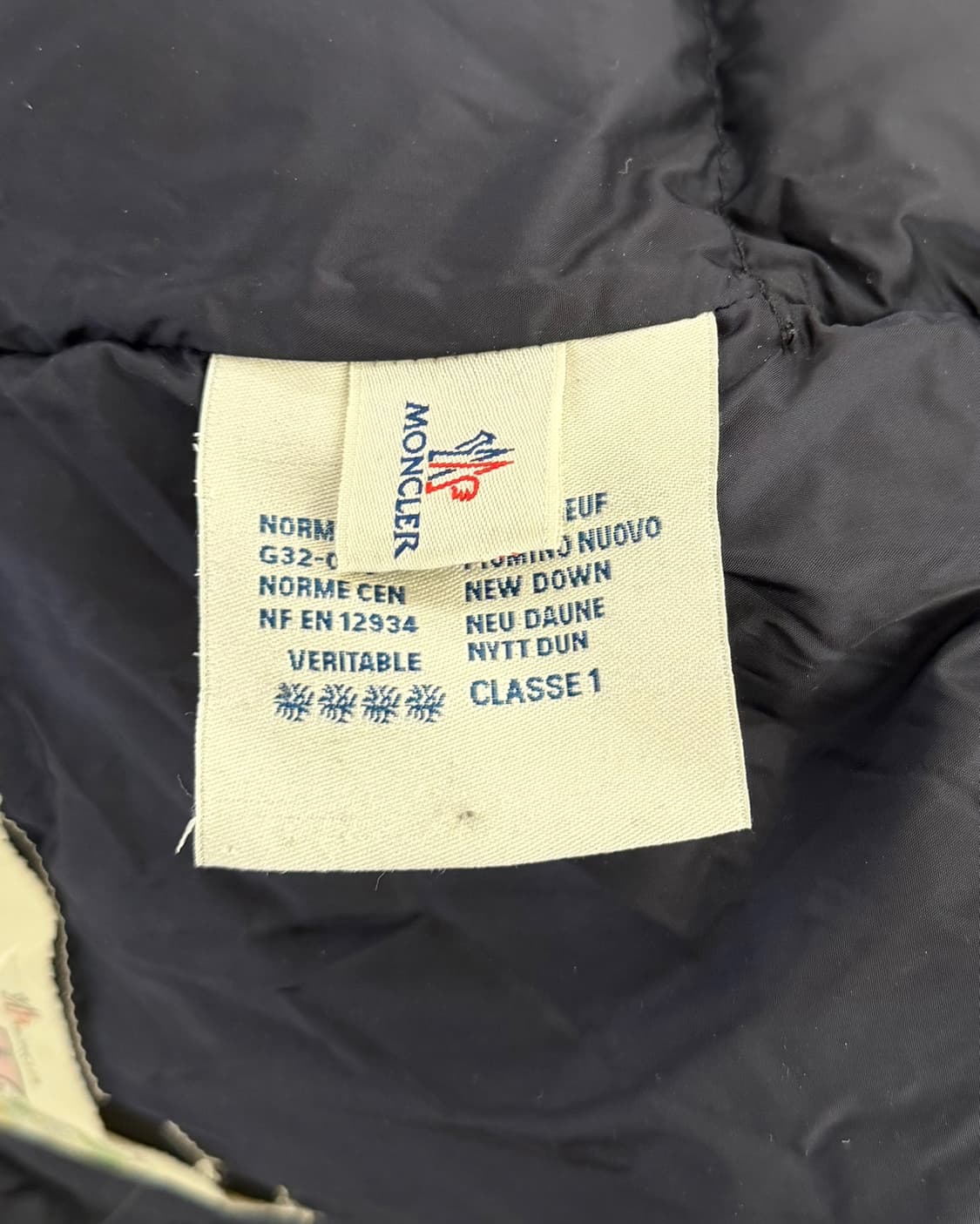 몽클레어 네이비 우먼스 버질 다운 패딩 상품이미지9