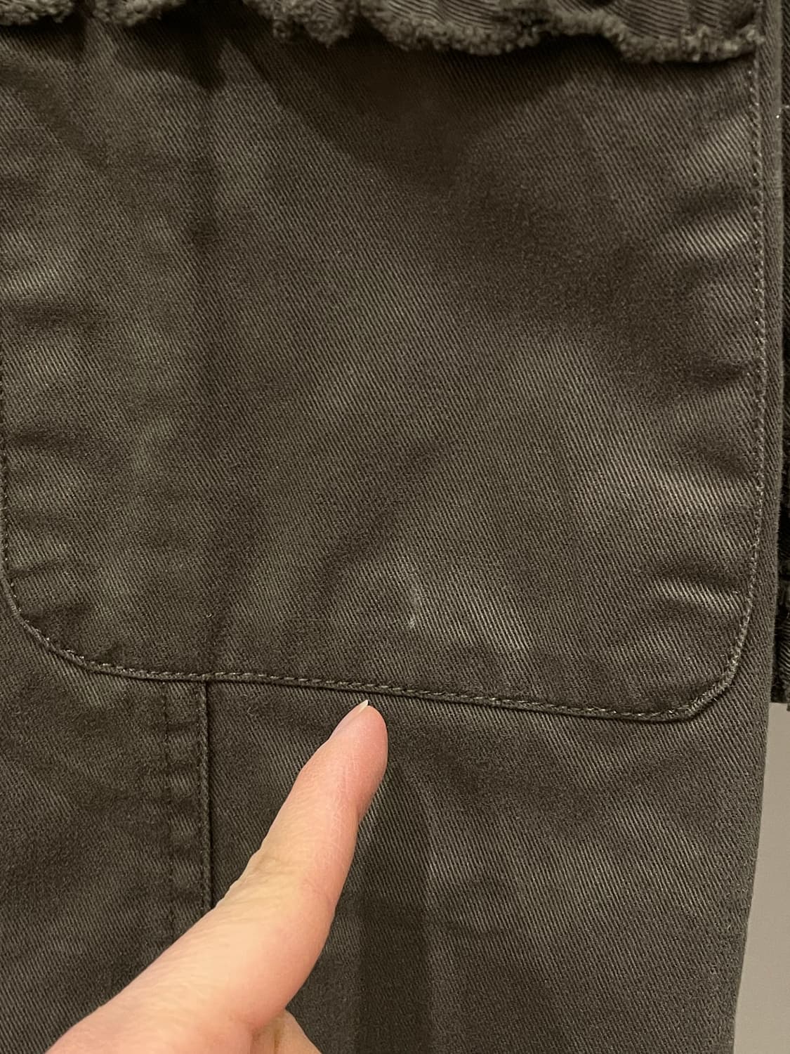 d.g.y 모리걸 레이스 누빔 야상 상품이미지8