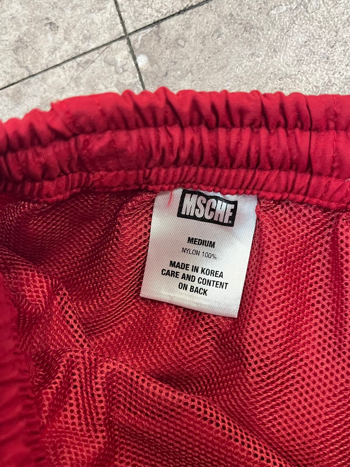 미스치프 숏팬츠 레드 M #csz3649 상품이미지4