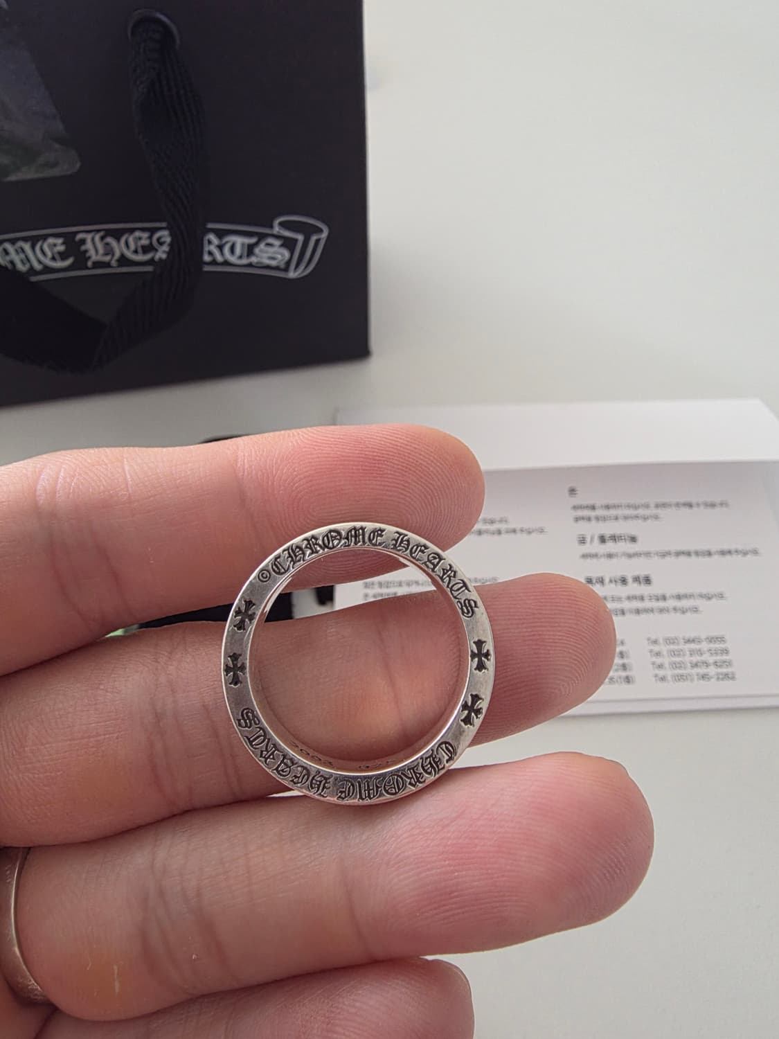크롬하츠 퍽유링 6mm US11 ~ US11.5 반지 상품이미지3