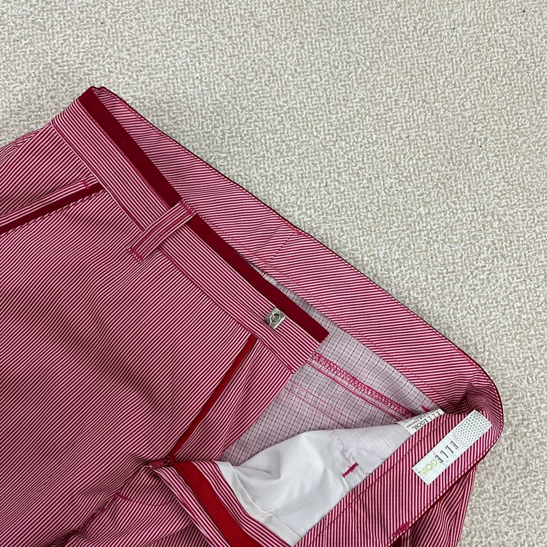 82 엘르 골프 스트라이프 바지 0122M2 상품이미지2