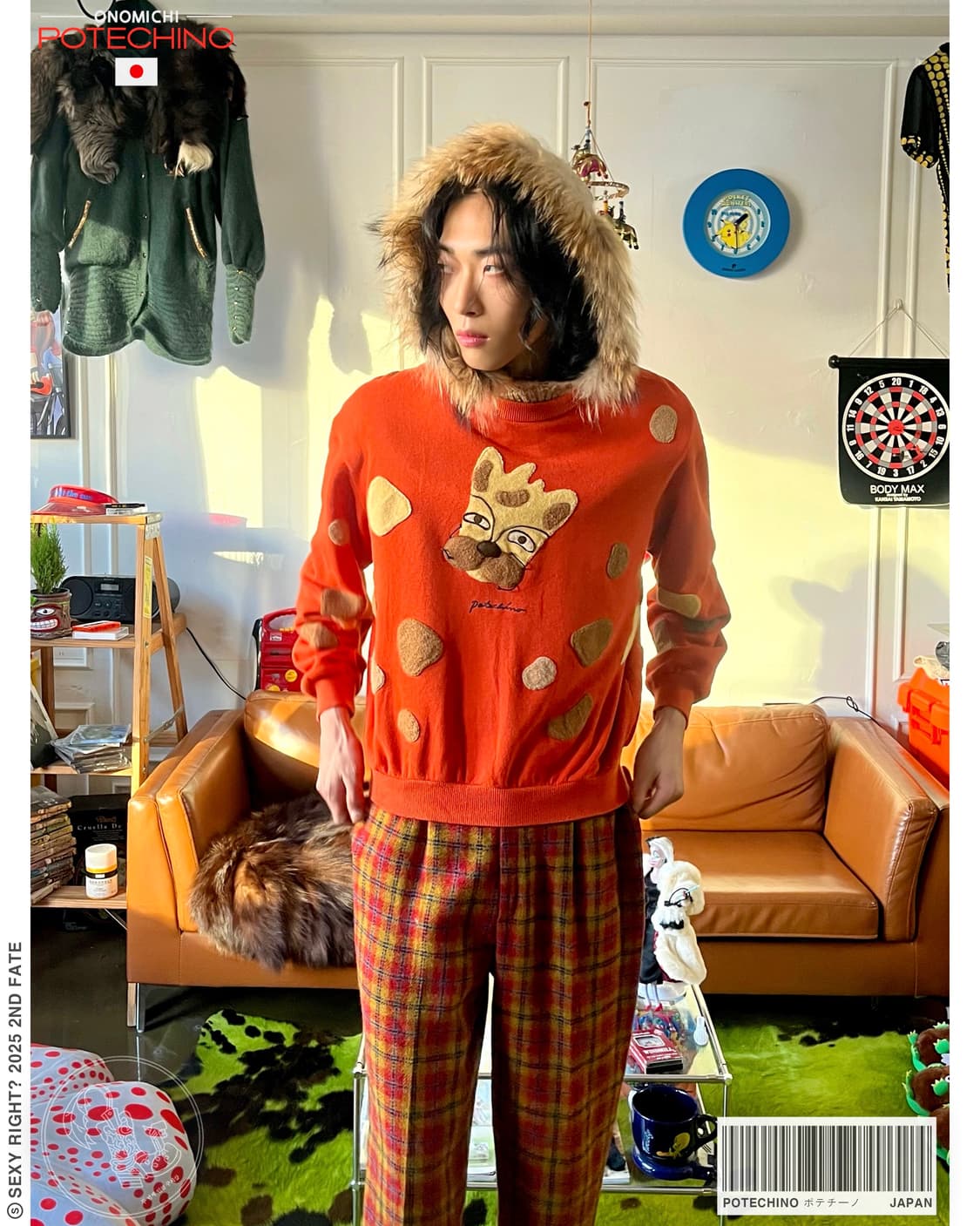 POTECHINO ポテチーノ Japan 3D Sweatshirt 상품이미지1