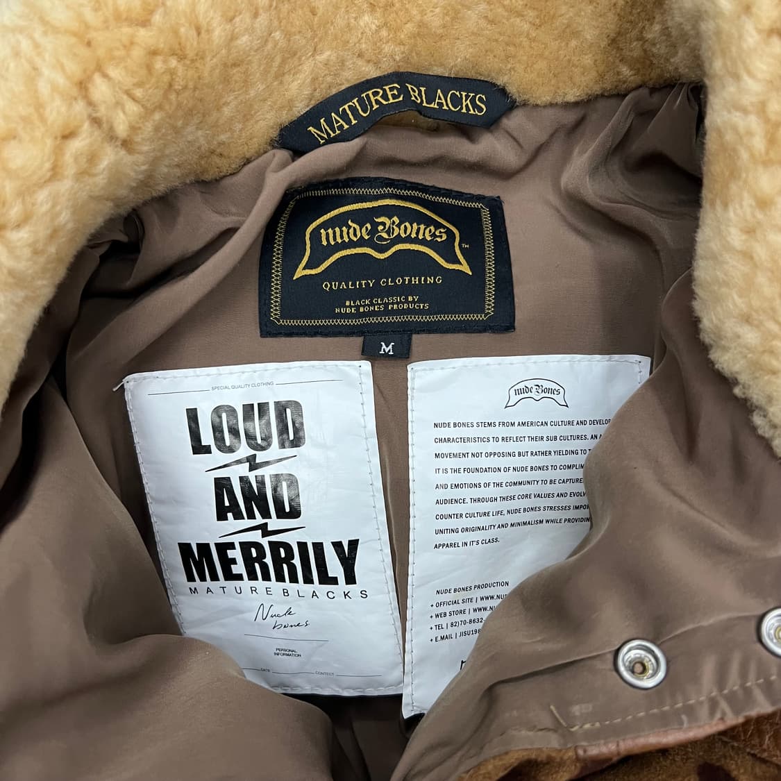 누드본즈 레오파드 웨스턴 패딩 상품이미지2