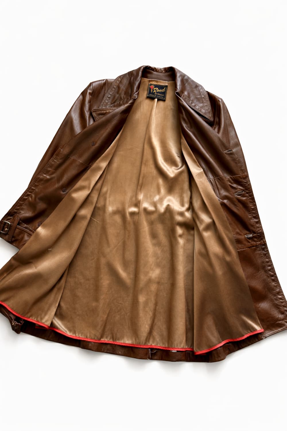 70's Reed Sprotswear 레더 코트 L(100) 상품이미지7