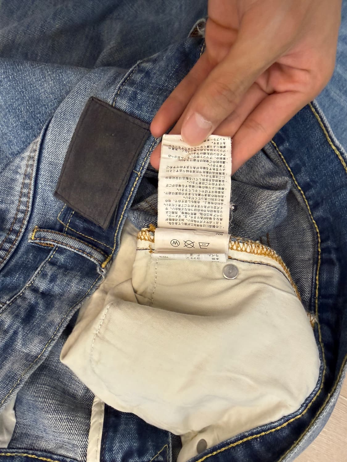 네이버후드 17aw 블루셀비지 데님 14온즈 34사이즈 상품이미지5