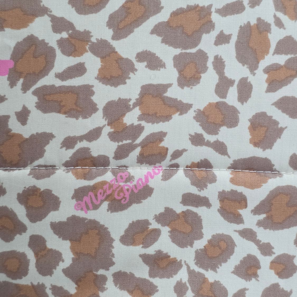 메조피아노 일본빈티지)레오파드 라떼오네갸루 호피모리걸리버시블패딩조끼베스트 상품이미지6