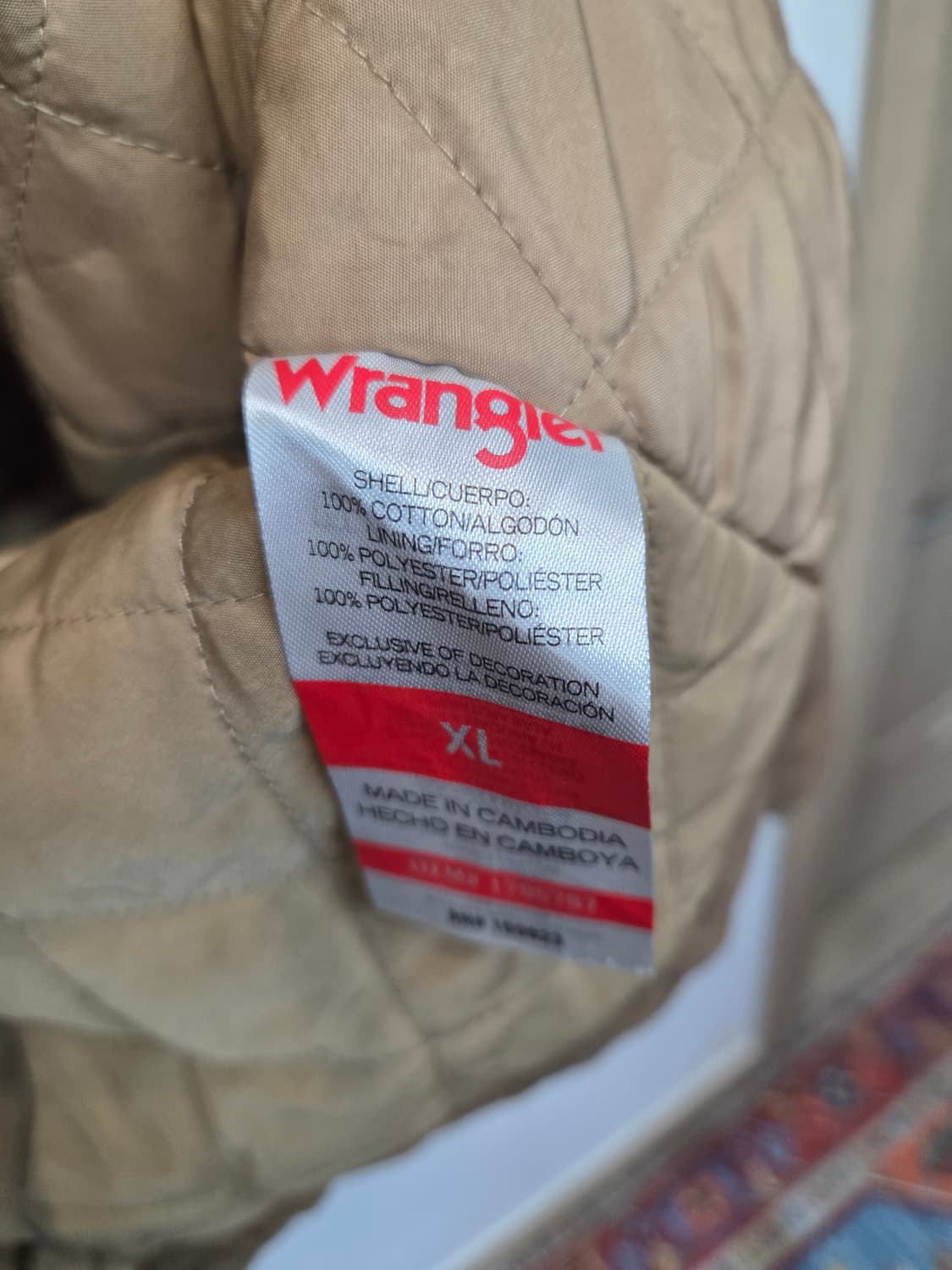 랭글러 빈티지 코듀로이 카라 안감누빔 워크웨어 자켓 xl 상품이미지6