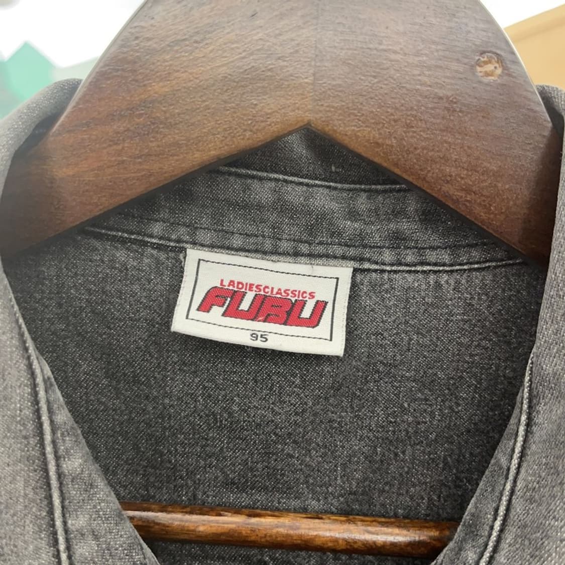 푸부 빈티지 올드스쿨 데님 청셔츠 90 C06251 상품이미지3