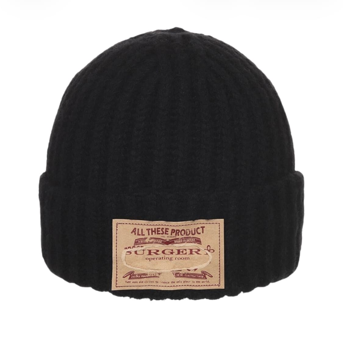 써저리 페이퍼 로고탭 비니 상품이미지1