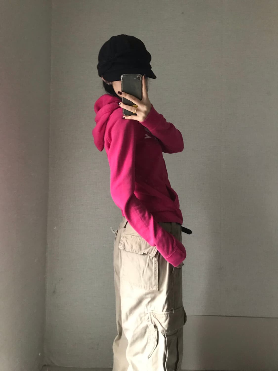 아베크롬비 핑크 후드집업 상품이미지5